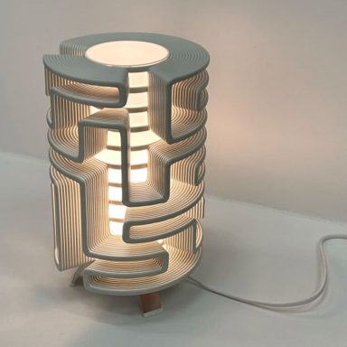 Lampara impresa en 3D